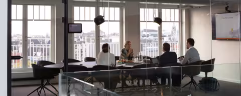 People meeting in a conference room